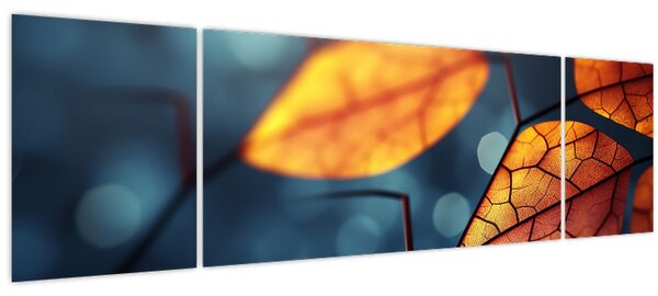 Obraz - Textura listů (170x50 cm)
