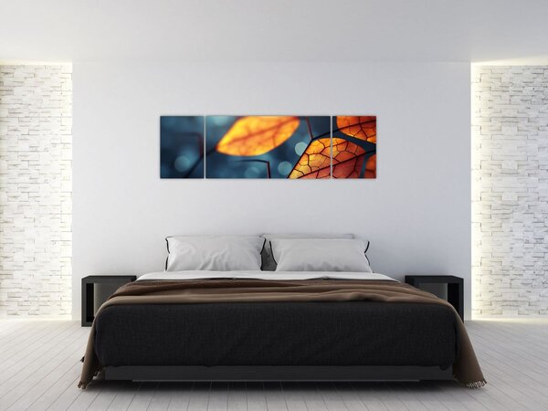 Obraz - Textura listů (170x50 cm)