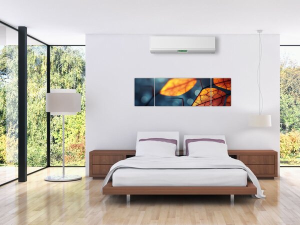 Obraz - Textura listů (170x50 cm)