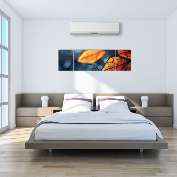 Obraz - Textura listů (170x50 cm)