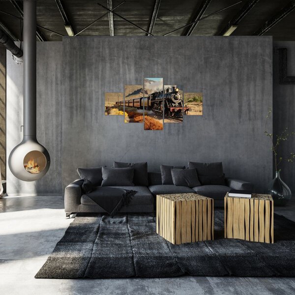 Obraz - Parní lokomotiva (125x70 cm)