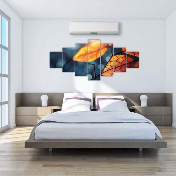 Obraz - Textura listů (210x100 cm)