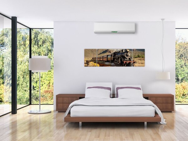 Obraz - Parní lokomotiva (170x50 cm)