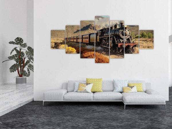 Obraz - Parní lokomotiva (210x100 cm)