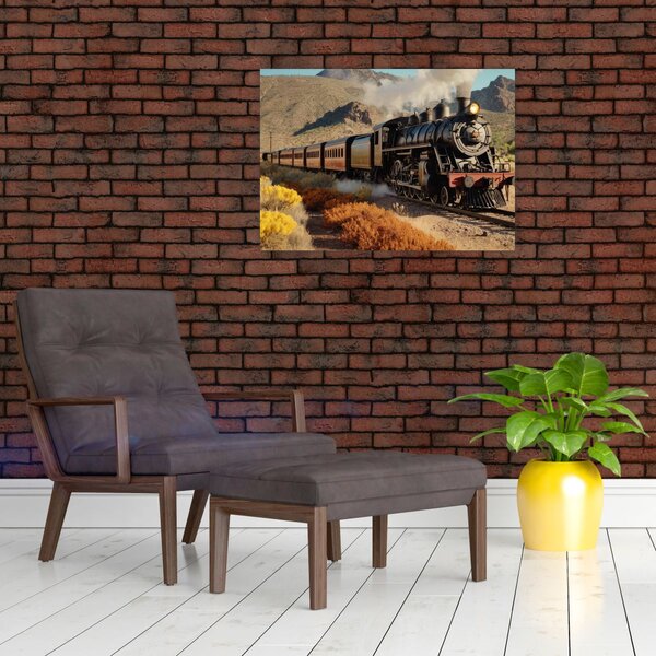 Obraz - Parní lokomotiva (70x50 cm)