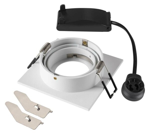 BIG WHITE SLV NEW TRIA 75 stropní vestavné svítidlo, čtvercové, max. 10W GU10, bílá 1007377