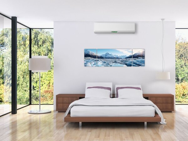 Obraz - Ledovcové útvary (170x50 cm)