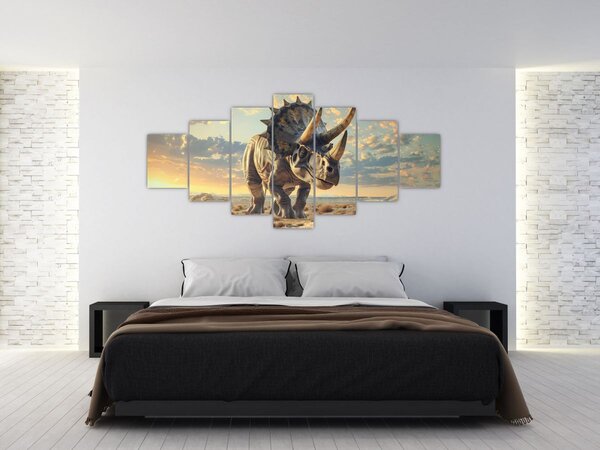 Obraz - Triceratops (210x100 cm)
