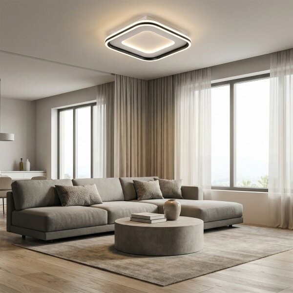 Brilagi - LED Stmívatelné svítidlo TRIVARO LED/88W/230V 3000-6000K 40x40 cm + DO