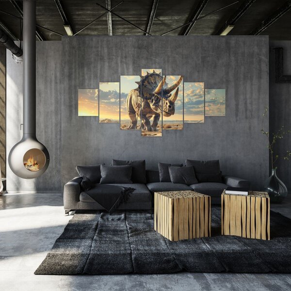 Obraz - Triceratops (210x100 cm)