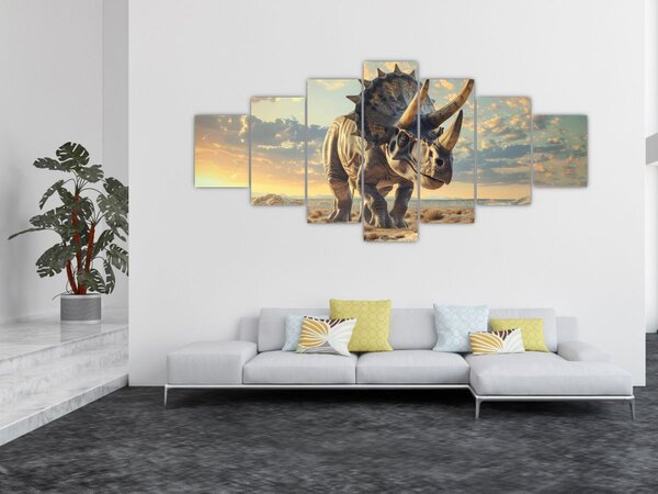 Obraz - Triceratops (210x100 cm)