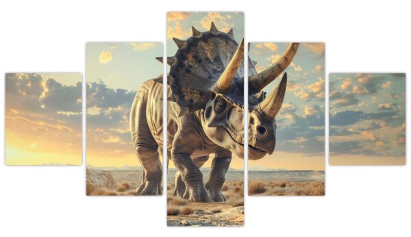 Obraz - Triceratops (125x70 cm)