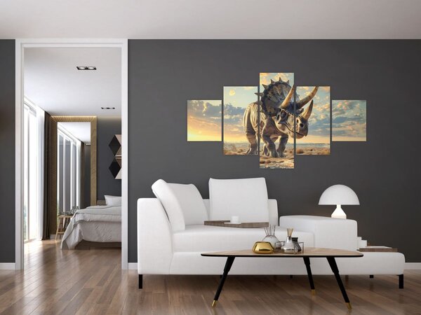 Obraz - Triceratops (125x70 cm)