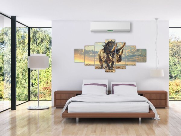 Obraz - Triceratops (210x100 cm)