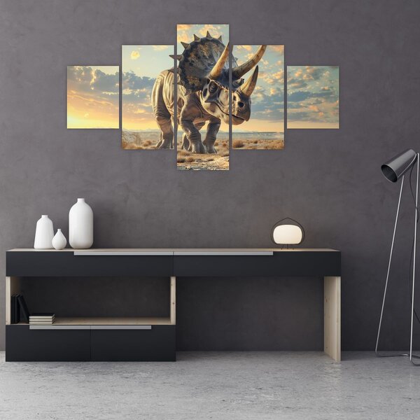 Obraz - Triceratops (125x70 cm)