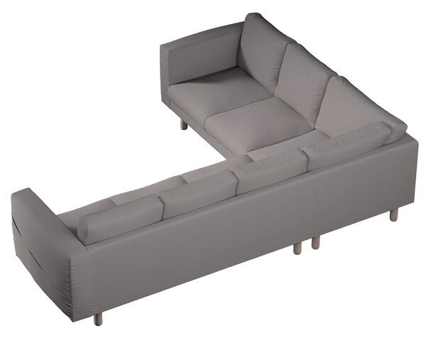 Potah na pohovku IKEA Norsborg rohová 5-místná barva béžová látka pletený vzor