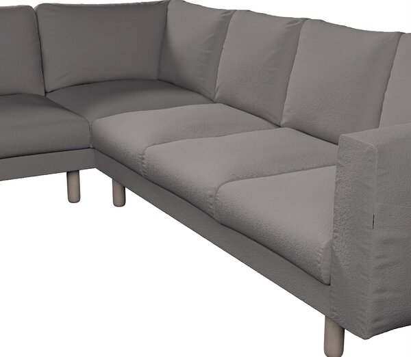 Potah na pohovku IKEA Norsborg rohová 5-místná barva béžová látka pletený vzor