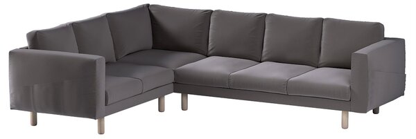 Potah na pohovku IKEA Norsborg rohová 5-místná barva hnědá látka sametová