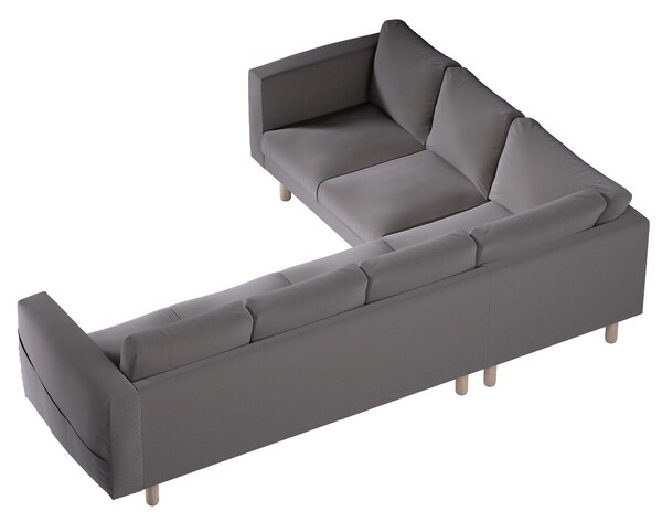 Potah na pohovku IKEA Norsborg rohová 5-místná barva hnědá látka sametová