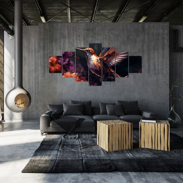 Obraz - Kolibřík (210x100 cm)