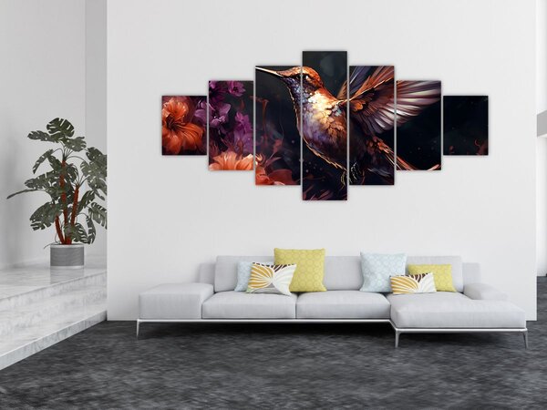 Obraz - Kolibřík (210x100 cm)