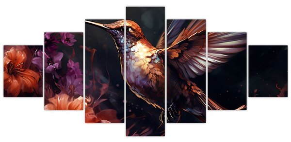 Obraz - Kolibřík (210x100 cm)