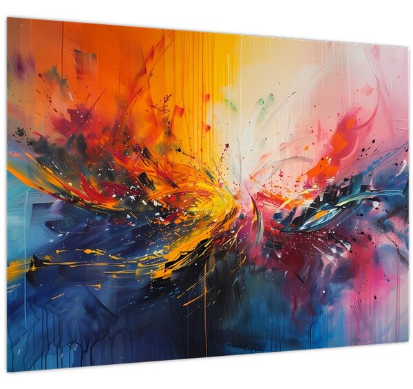 Obraz - Barevná abstrakce (70x50 cm)
