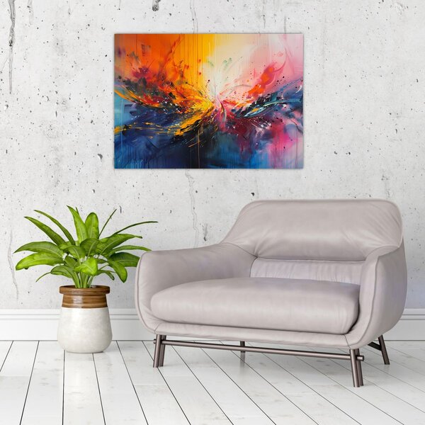 Obraz - Barevná abstrakce (70x50 cm)