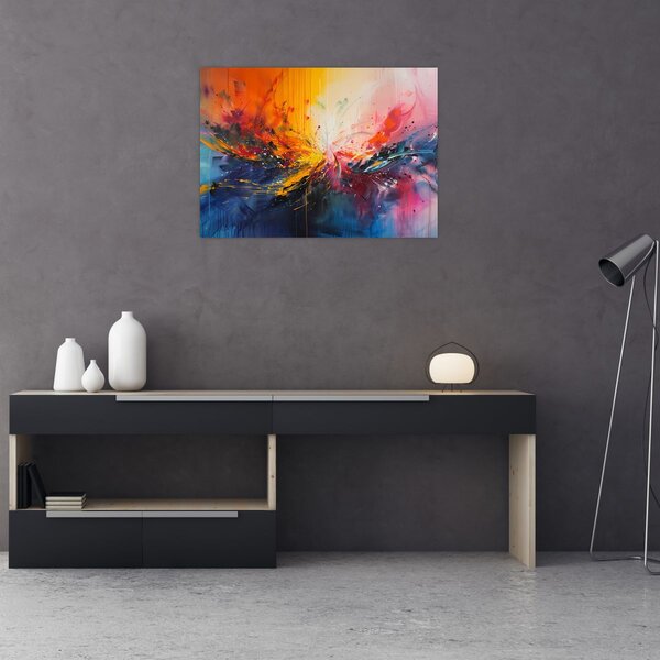Obraz - Barevná abstrakce (70x50 cm)