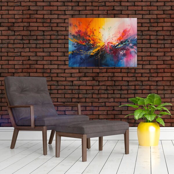 Obraz - Barevná abstrakce (70x50 cm)