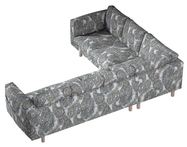 Potah na pohovku IKEA Norsborg rohová 5-místná barva vícebarevná látka pletený vzor, vzorované