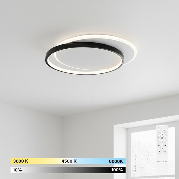 Brilagi - LED Stmívatelné stropní svítidlo FLARE LED/48W/230V 3000/4000/6000K +DO