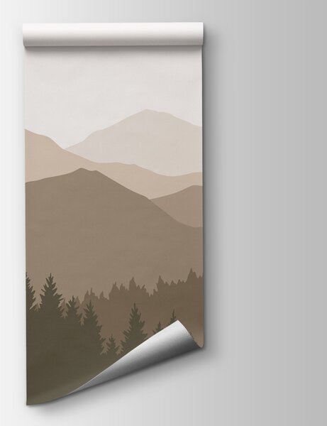 Fototapeta Krajina hor a stromů, Horské fototapety, Populární fototapety, w02387v1 - Tapeko.co.cz