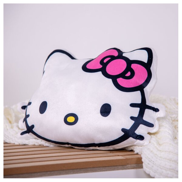 Polštář HELLO KITTY bílá/růžová, 36x26 cm
