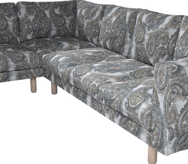 Potah na pohovku IKEA Norsborg rohová 5-místná barva vícebarevná látka pletený vzor, vzorované