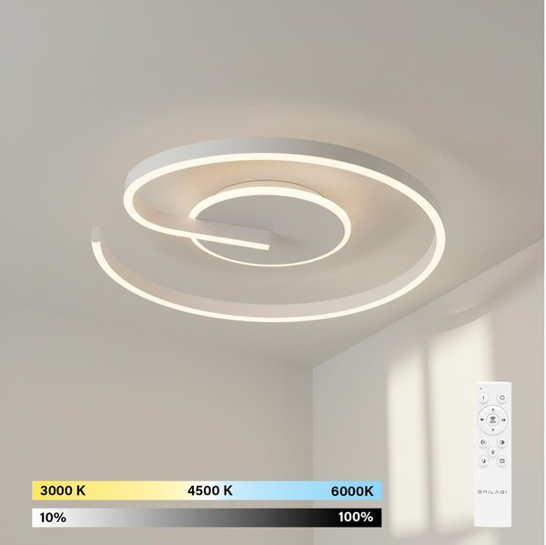Brilagi -LED Stmívatelné stropní svítidlo SPIRAL LED/56W/230V 3000/4000/6000K+DO