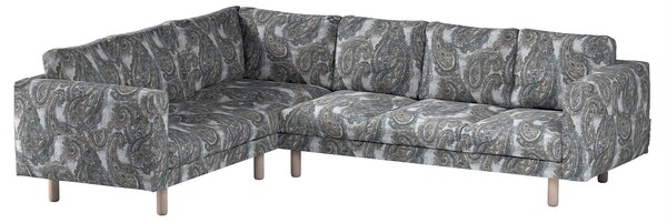 Potah na pohovku IKEA Norsborg rohová 5-místná barva vícebarevná látka pletený vzor, vzorované