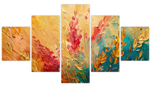 Obraz - Malba pole (125x70 cm)
