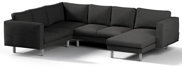 Potah na pohovku IKEA Norsborg rohová, 5-místná se šezlongem barva šedá