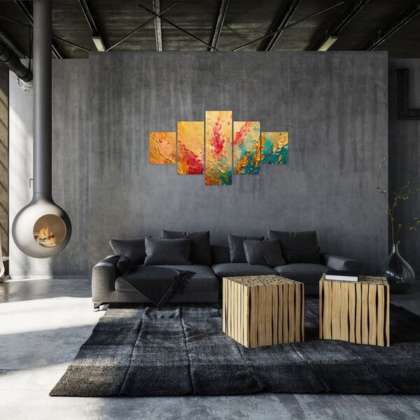 Obraz - Malba pole (125x70 cm)