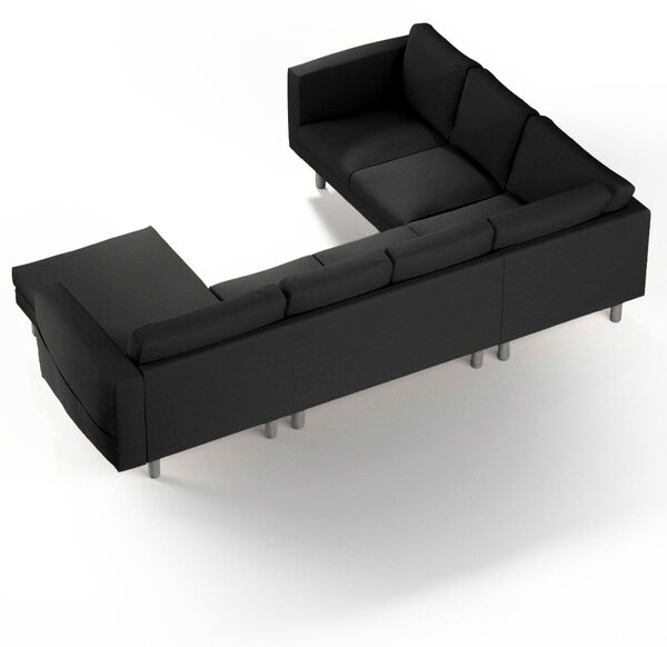 Potah na pohovku IKEA Norsborg rohová, 5-místná se šezlongem barva šedá