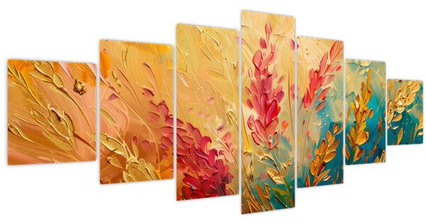 Obraz - Malba pole (210x100 cm)