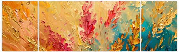 Obraz - Malba pole (170x50 cm)