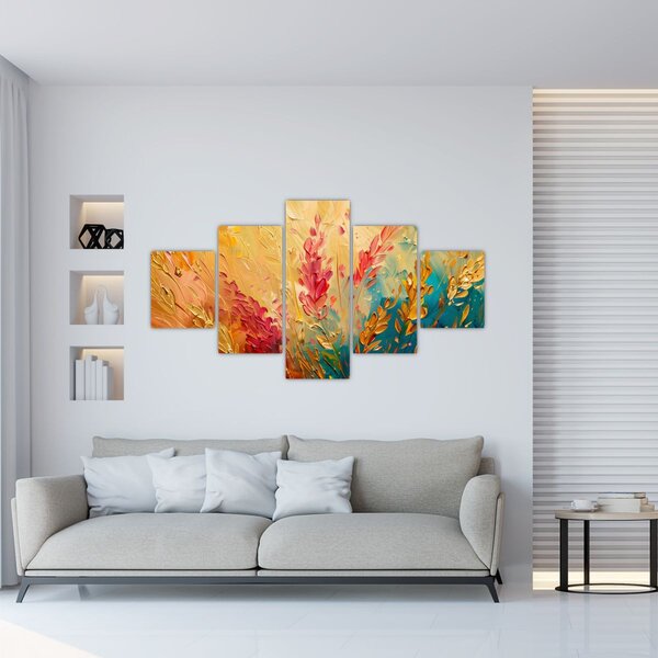 Obraz - Malba pole (125x70 cm)