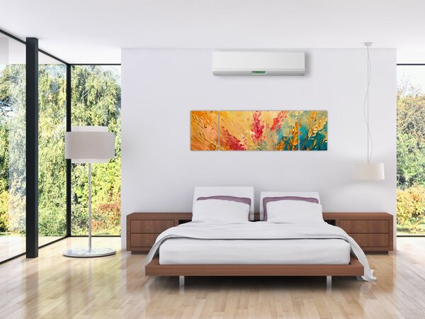 Obraz - Malba pole (170x50 cm)