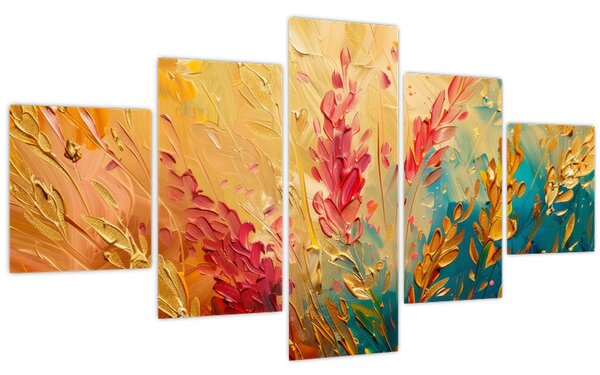 Obraz - Malba pole (125x70 cm)