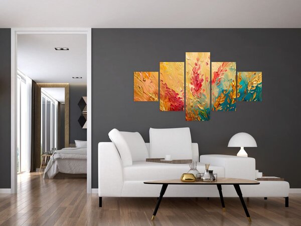 Obraz - Malba pole (125x70 cm)
