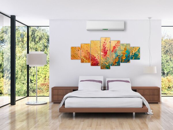 Obraz - Malba pole (210x100 cm)