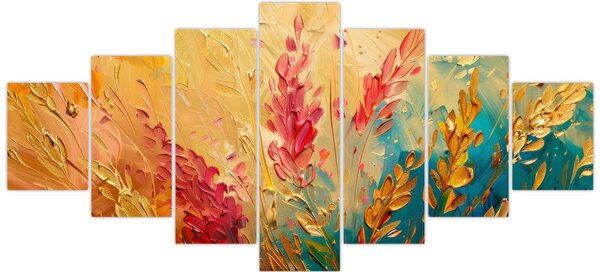 Obraz - Malba pole (210x100 cm)