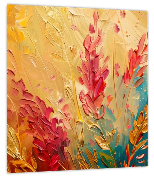 Obraz - Malba pole (30x30 cm)